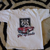 Vtg Corvette Route 66 Got My Kicks  Size L - $19.81