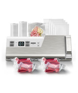 Vacuum Sealer Machine, 95kPa 140W Double Seal Powerful Food Sealer, One ... - £434.50 GBP