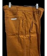 VTG 70s Sears Jeans That Fit Womens Sz 14 Corduroy Pants High Waist Stra... - $22.55