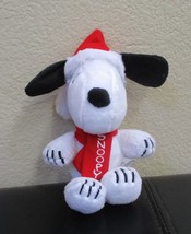 Peanuts Snoopy Wearing Santa Hat 8&quot; With Clip - $13.45