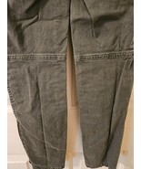 Madewell Womens Skinny Fatigue Cargo Pants Jeans Size 25 Green Zippers A... - £18.71 GBP