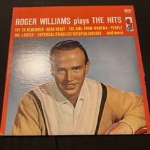 Roger Williams Plays the Hits LP Kapp Records Vinyl Album KS-3414, 1965 VG+/Exc - £4.89 GBP