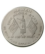 1959 Hawaii Statehood, Drapeau Jour Dollar Médaille, Unc. HK-547, R.2 - $1,863.42 MXN