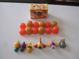 Set Of 6 Personal Kinder Surprise Collection KO3 Series Turtle, Bird, Fish,Car - £12.81 GBP