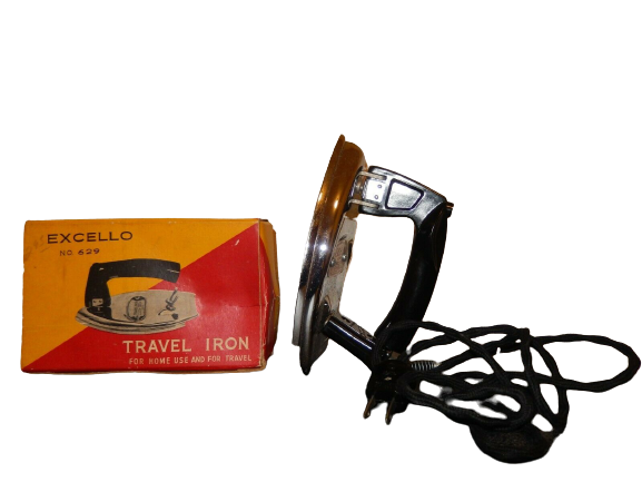 Vintage Folding Travel Iron Made in Japan - $9.79