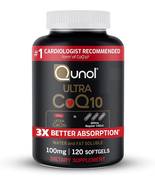 Qunol Ultra Coq10 100Mg, 3X Better Absorption, Patented Water and Fat So... - $74.42