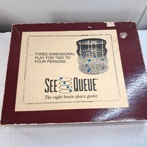 Vintage See Queue The Right Brain Space Game three dimensional play COMP... - €111,63 EUR
