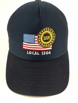 Pro Fit UAW Local 1304 Blue Flag Snapback Trucker Hat - Mesh Back - Made... - $24.07