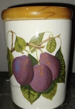 Portmeirion Pomona Small Storage Jar/Canister with lid 5&quot;- The Reine Cla... - $25.00