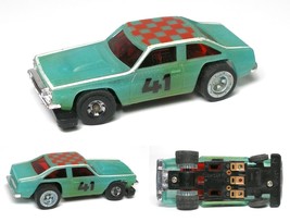 1977 Ideal Tcr Slot Less Nova Glo Car Body MK1 & Unused Small 41 Version Pushcar - $21.99
