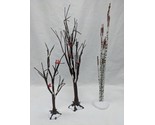 Lot Of (3) Department 56 Trees RPG Dnd Christmas Village Terrain Scenery - £37.28 GBP