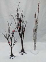Lot Of (3) Department 56 Trees RPG Dnd Christmas Village Terrain Scenery - £37.36 GBP