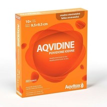 Genuine Aqvitox Aqvidine Povidone Iodine dressing 5cm, 9.5cm 10 pcs 25 pcs packs - £29.17 GBP+