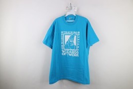 Vintage 90s Mens XL The Wizards of Work Job Search Book Short Sleeve T-Shirt USA - £39.46 GBP