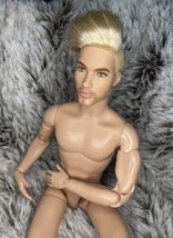 Nude Barbie Signature Looks #5 Ken Doll Made to Move Body Blonde Hair MTM Beard - £64.60 GBP
