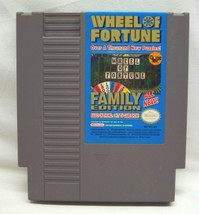 Vintage 1990 Wheel Of FORTUNE-FAMILY Edition Nes Video Game Cart Original - £11.94 GBP
