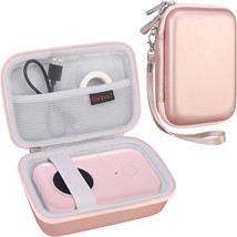 Rose Gold Canboc Hard Carrying Label Maker Case Replacement For Phomemo D30/ - £29.12 GBP