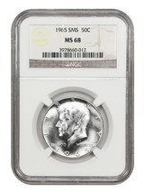 1965 50C SMS NGC SP68 - $280.09