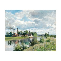 Camille Pissarro - The River Oise Near Pontoise (Giclée Art Print) - £4.71 GBP+