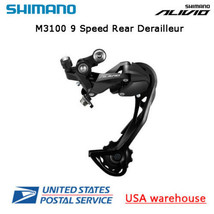 Shimano Alivio RD-M3100 SGS Shadow 9 Speed Long Cage Rear Derailleur MTB - £22.32 GBP