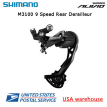 Shimano Alivio RD-M3100 SGS Shadow 9 Speed Long Cage Rear Derailleur MTB - £22.30 GBP