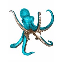 Bronze Aqua Blue Octopus Table Base or Sculpture - £5,434.86 GBP