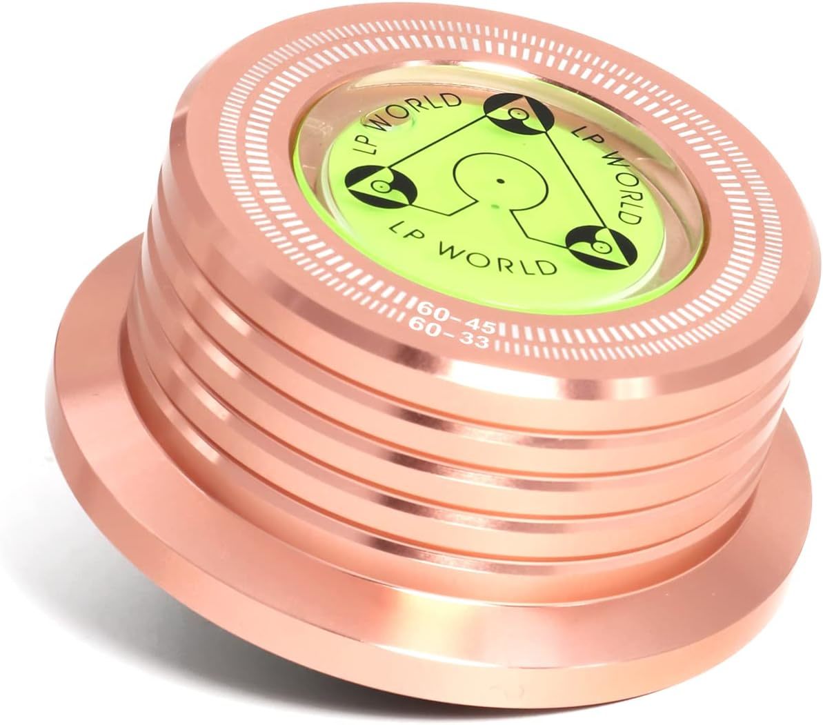 Kozyone Record Weight Stabilizer, Turntable Disc Record Stabilizer, Rose Gold  			
