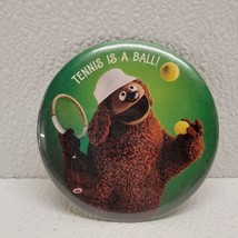 Vintage 1980 Hallmark Button Pin Muppets Rowlf Dog - Tennis Is A Ball! Pinback - £10.06 GBP