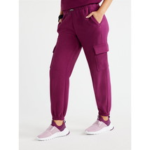 Love &amp; Sports Women&#39;s Fleece Cargo Jogger Pants, 28” Inseam, Size 3XL (22) - £14.93 GBP