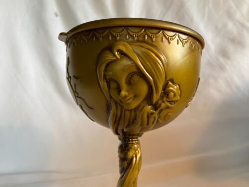 Primary image for Disney Parks Cruise DCL Rapunzel Tangled Gold Goblet Sipper Cup Plastic New