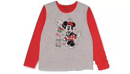 Family Pajamas Womens Minnie Mouse Christmas Pajama Top, Size Small - £15.12 GBP