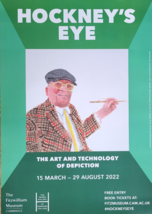 David Hockney - Cartel Original Exposición - Fitzwilliam Museum Cambridge - 2022 - $212.96