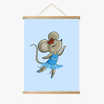 Melody the Mouse Magnetic Wood Frame Hanger by Dancing Littles Jungle - $39.99