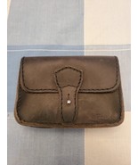 Saddleback Leather 5” W x 3 1/4” H x 1” D LARGE BELT POUCH Coffee Dk Brown - $185.22 CAD