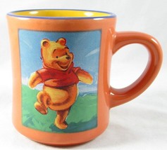 The Disney Store Winnie the Pooh 2 Tone Orange Colorful Coffee Mug  - £7.82 GBP