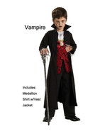Boys Vampire Halloween Costume Dracula  - Medium - $23.99