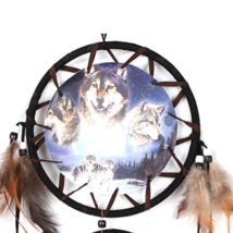 3 Hoops Wolf Black Dreamcather - £12.67 GBP
