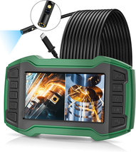 1080P HD Borescope Inspection Camera with Light, 4.5&#39;&#39; LCD Screen Can Split Scre - £91.91 GBP
