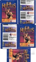 Hercules The Legendary Journeys TV 5 SEALED Sticker and Card Packs 1996 Merlin - £7.65 GBP