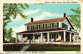 Irish Hills MI- Michigan Historic Walker Tavern Scenic c1960 Vintage Postcard a3 - £17.76 GBP