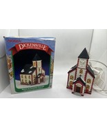 NOMA Dickensville Light Up Christmas Porcelain Church Building Vintage w... - €21,33 EUR