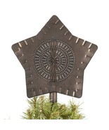 Large Star Tree Topper in Black Tin - Sale - $41.01 CAD