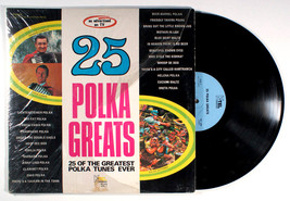 25 Polka Greats (1971) Vinyl LP • K-Tel, Frank Yankovic, Buccaneers - $11.61