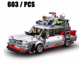 Gift Classics Movie Ghostbusters Ecto-1 Vehicle Car Model Building Block... - £17.83 GBP