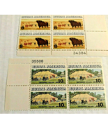 Scott #1505 #1504 Stamps Rural America Series 2 Sets Blocks of 4 Stamps ... - £3.13 GBP