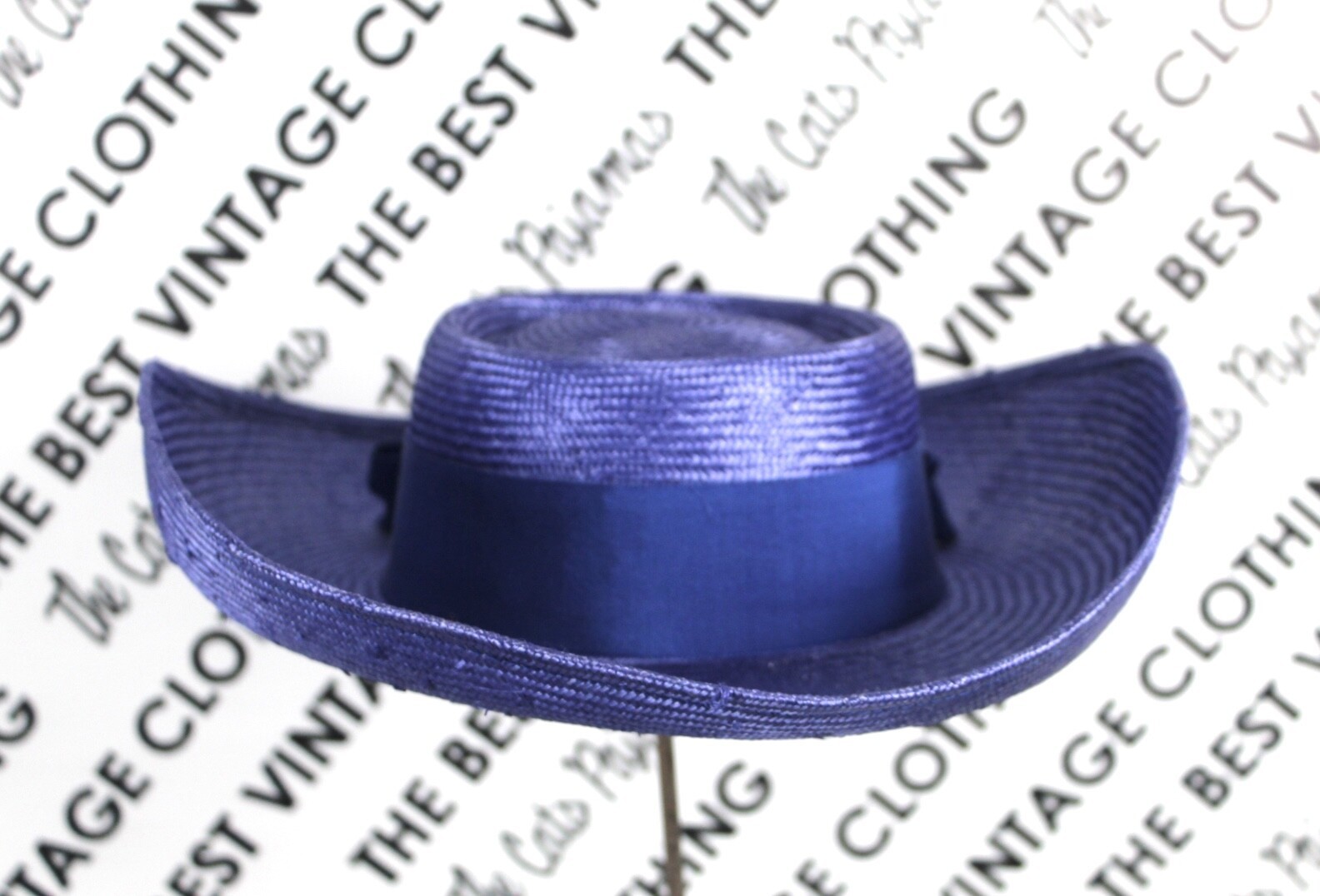 Vintage Michelle McGann by Sonni Straw Hat Various Blues  NWT / NWOT Choose - $40.50