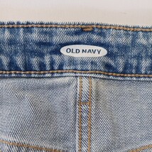 Old Navy RN#54023 Women's Blue Cotton Blend Frayed Bottom Denim Skirt Size 14 image 3