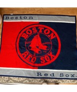 Biederlack Boston Red Sox Heavy Pile Fleece Throw Blanket Made in USA 57... - $49.49