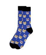 Men&#39;s Hipster Blue Cool Cats with Sunglasses Animal Funky Novelty Crew D... - €17,15 EUR
