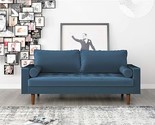 US Pride Furniture NS5456-S Caladeron Mid-Century Modern Sofa in Soft Ve... - $653.99
